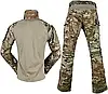 Тактический комплект ЗСУ Multicam: бойова військова форма Brutals G3 + вставні наколінники і налокотники + куртка Shark Softshell, фото 3