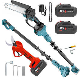 АКУМУЛЯТОРНІ СЕКАТОРИ І ПИЛИ ДЛЯ ОБРІЗКИ ДЕРЕВ