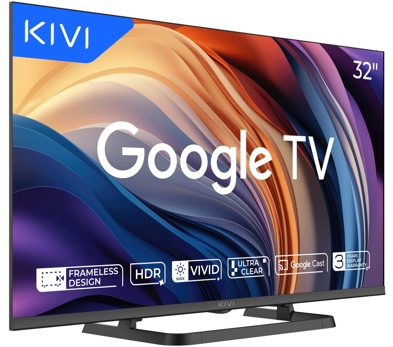 Телевізор KIVI 32H710QB , Гарантія, фото 1