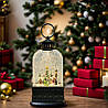 Новорічний нічник Старовинний ліхтар WDL-23013E з підсвіткою й музикою, фото 3