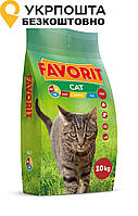 Котячий корм пан кот мяу Favorit Mix преміум 10кг