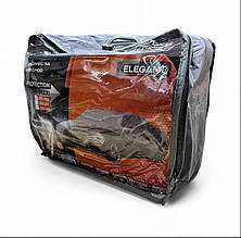 Чохол на машину зимовий тент для автомобіля ВАЗ 2101-2103, 2104-2107,2108,2109 М Сірий Peva+хлоп 432х165х120 см