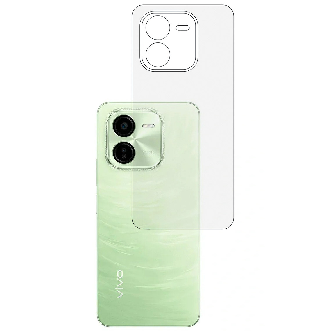 Плівка на задню панель Mietubl HD для Vivo Y200 Plus, фото 1