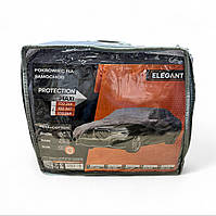 Зимний тент для автомобиля чехол на машину от снега утепленный Седан L Серый 483*178*120 см Peva + хлопок