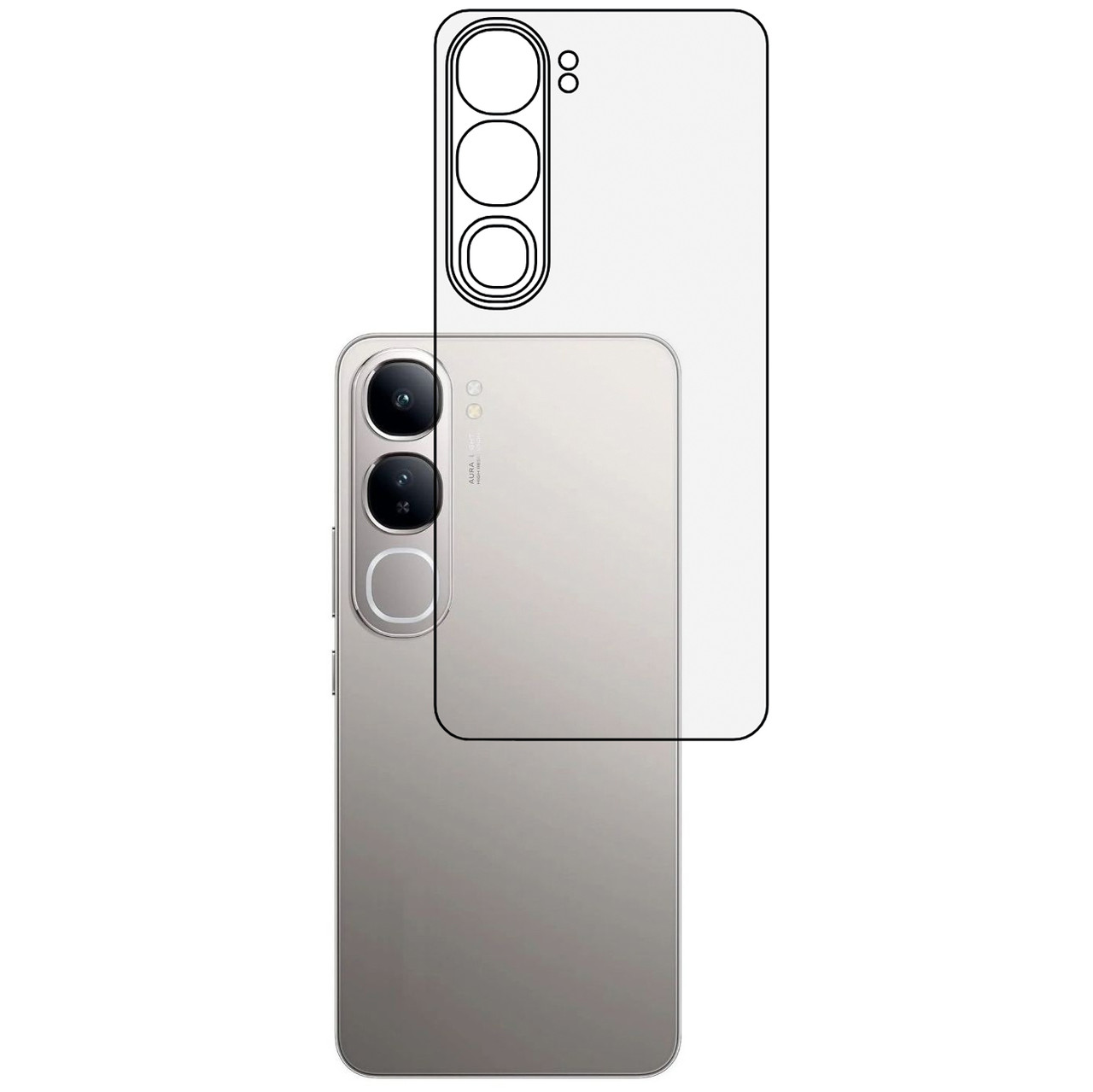 Плівка на задню панель Mietubl HD для Vivo Y200 4G, фото 1