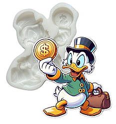 Ексклюзив! Силіконовий молд для шоколаду, зефіру та ін "Скрудж МакДак"