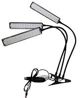 Фітолампа для рослин потрійна USB з таймером і регулюванням яскравості, фото 5