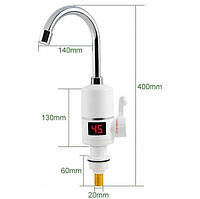 Проточний водонагрівач з LCD-екраном Instant Electric Heating Water Faucet RX-010-1, фото 3