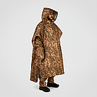 Антидронове  пончо (дощовик) — захист від тепловізора та дронів у камуфляжі Піксель + Клякса, фото 2