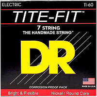 Струны DR EH7-11 Tite-Fit Nickel Plated Electric Guitar 7-String Heavy 11-60