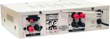 Підсилювач звуку UKC AV-313BT 2x90Вт Bluetooth + USB + SD + FM + Karaoke + пульт – для дому, авто та караоке, фото 4