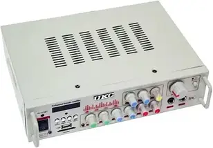 Підсилювач звуку UKC AV-313BT 2x90Вт Bluetooth + USB + SD + FM + Karaoke + пульт – для дому, авто та караоке, фото 5