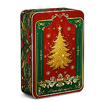 Набір цукерок подарунок на Новий рік та Миколая гуртом у жерстяній упаковці №9 1000 г. (Преміум)