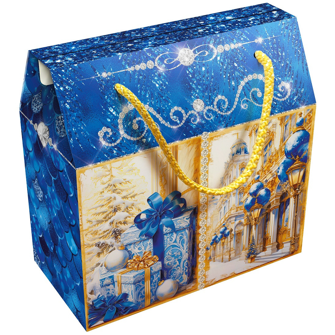 Набір цукерок подарунок на Новий рік та Миколая гуртом Рошен No11 1000 г., фото 1