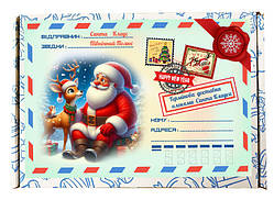 Набір цукерок подарунок на Новий рік та Миколая гуртом у крафтовій упаковці №4 500 г. (Стандарт)