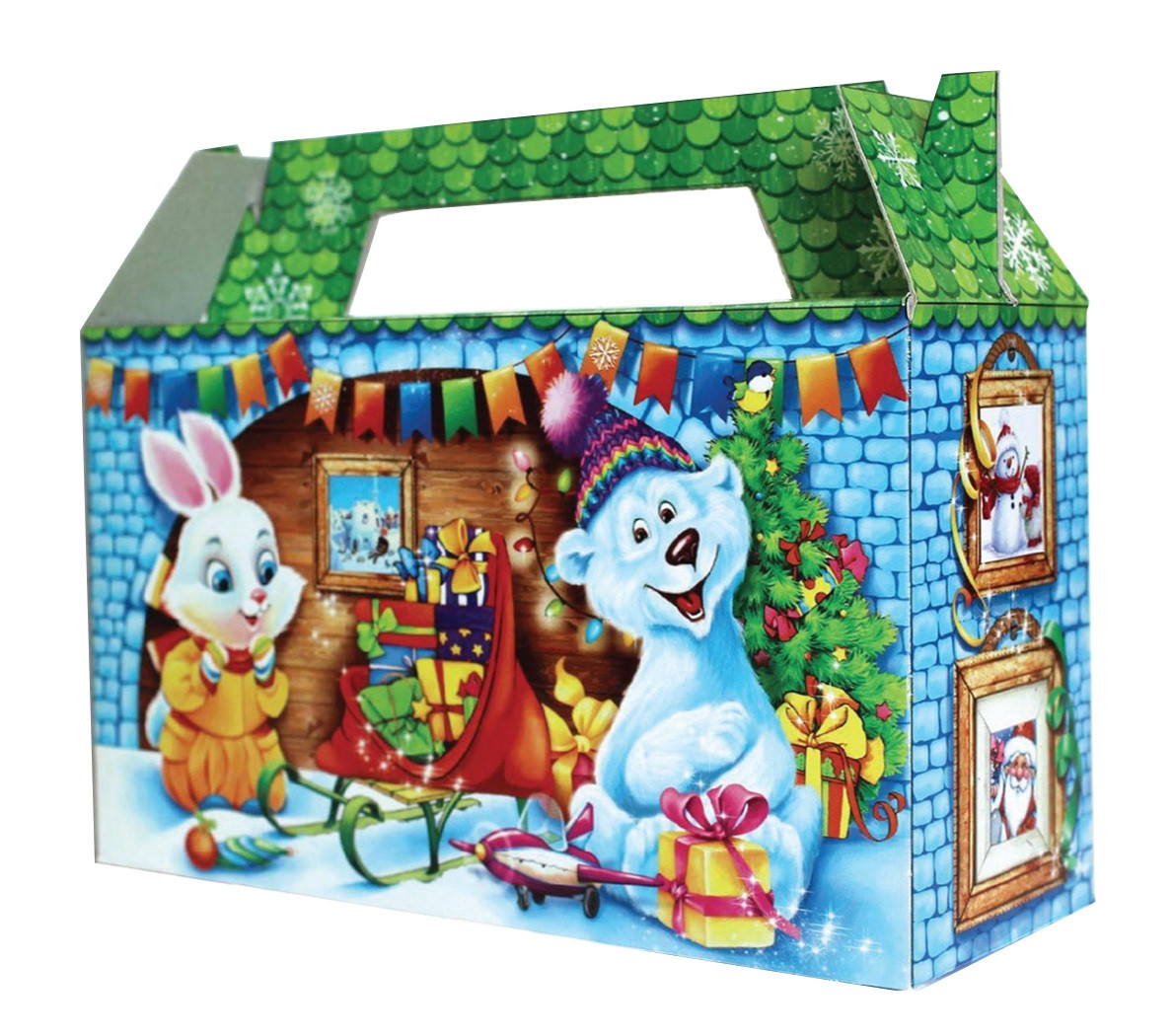 Набір цукерок подарунок на Новий рік та Миколая гуртом No1 300 г. (Доступний), фото 1