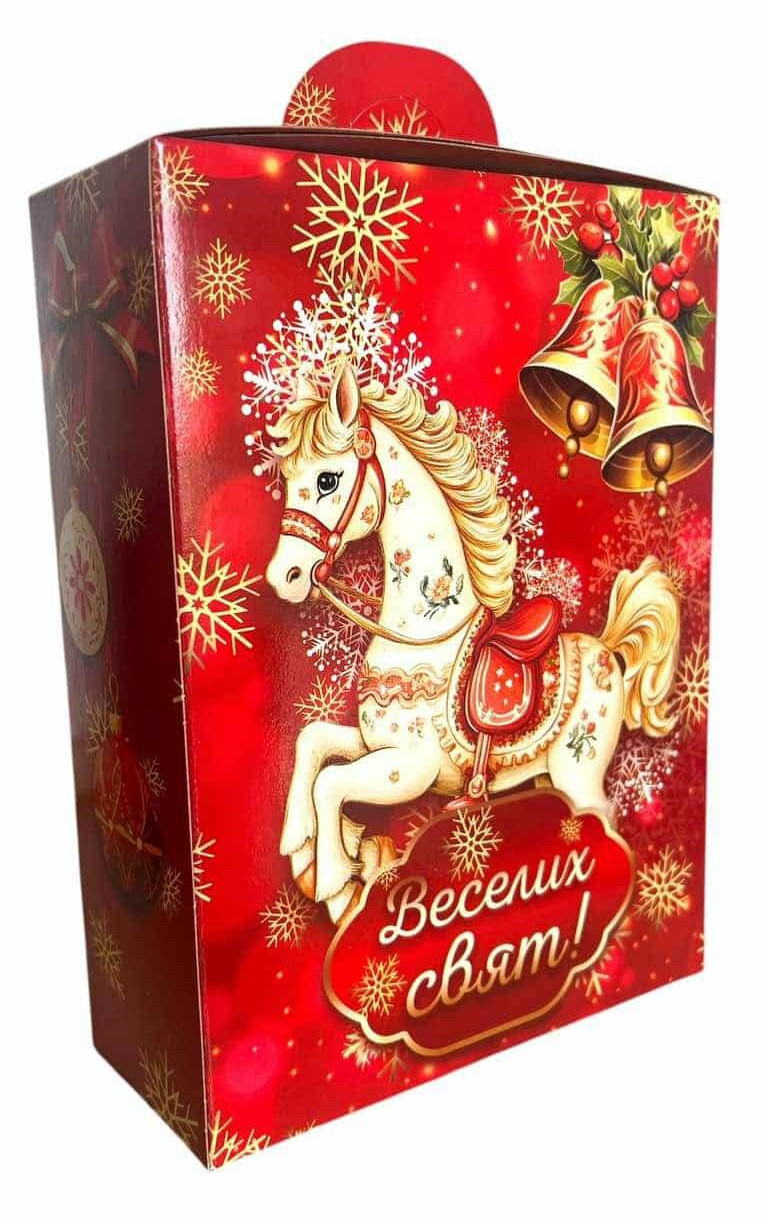 Набір цукерок подарунок на Новий рік та Миколая гуртом No5 800 г. (Доступний), фото 1