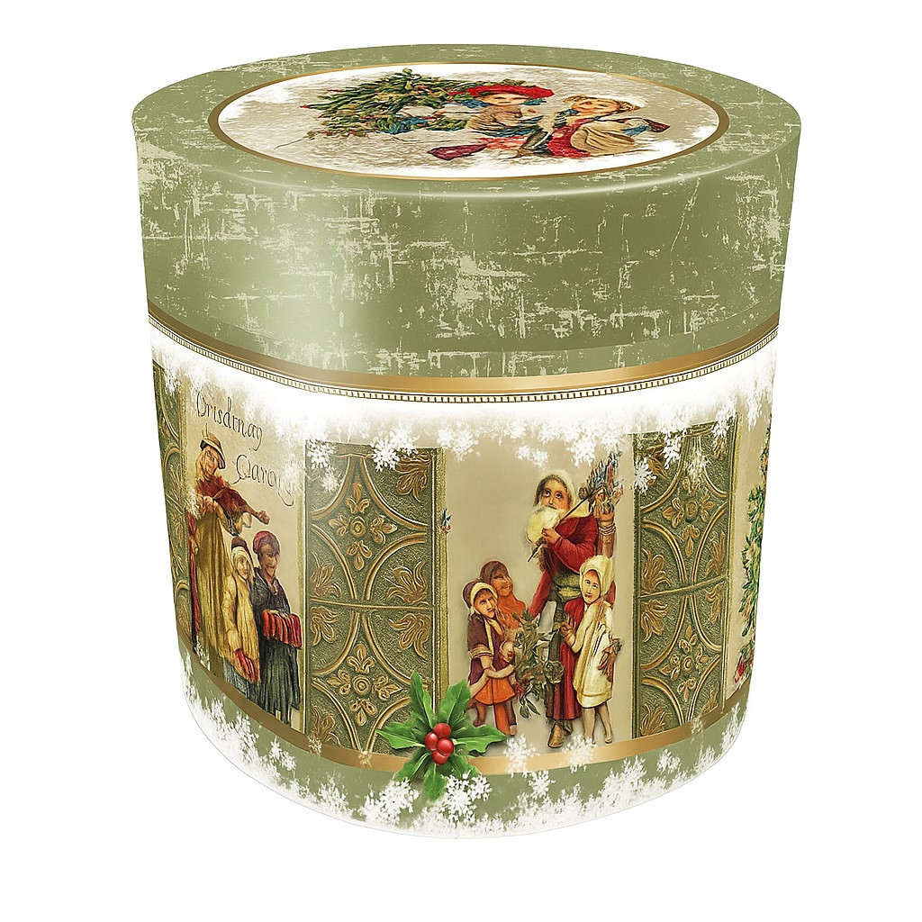 Набір цукерок подарунок на Новий рік та Миколая гуртом у тубі No12 2000 г (Преміум), фото 1