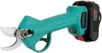 Секатор акумуляторний Domotec 68V з 2 АКБ у кейсі – потужний садовий інструмент для гілок до 25 мм, зручний та бездротовий., фото 3