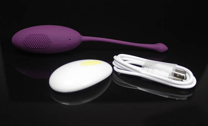 Вібратор Luniva з пультом – 10 режимів, медичний силікон, USB акумулятор Фіолетовий, фото 1