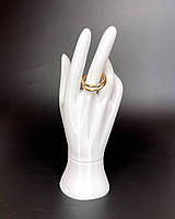 Торговельне обладнання Finding Стійка для демонстрації кілець перстнів каблучок у формі руки пластик Білий глянцевий 16см
