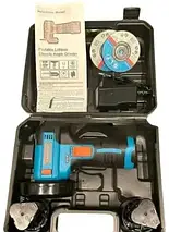 Акумуляторна мініболгарка Krafftec 24V 2Ah – безщітковий двигун, відрізний диск 75 мм, компактна та потужна для шліфування і, фото 3