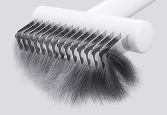 Гребінець для вичісування шерсті кішок і собак 16х5 см