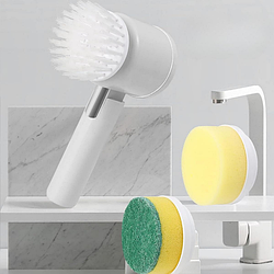 Акумуляторна електрощітка для прибирання 3в1 Folding Cleaning Brush, електрична складана щітка для чищення