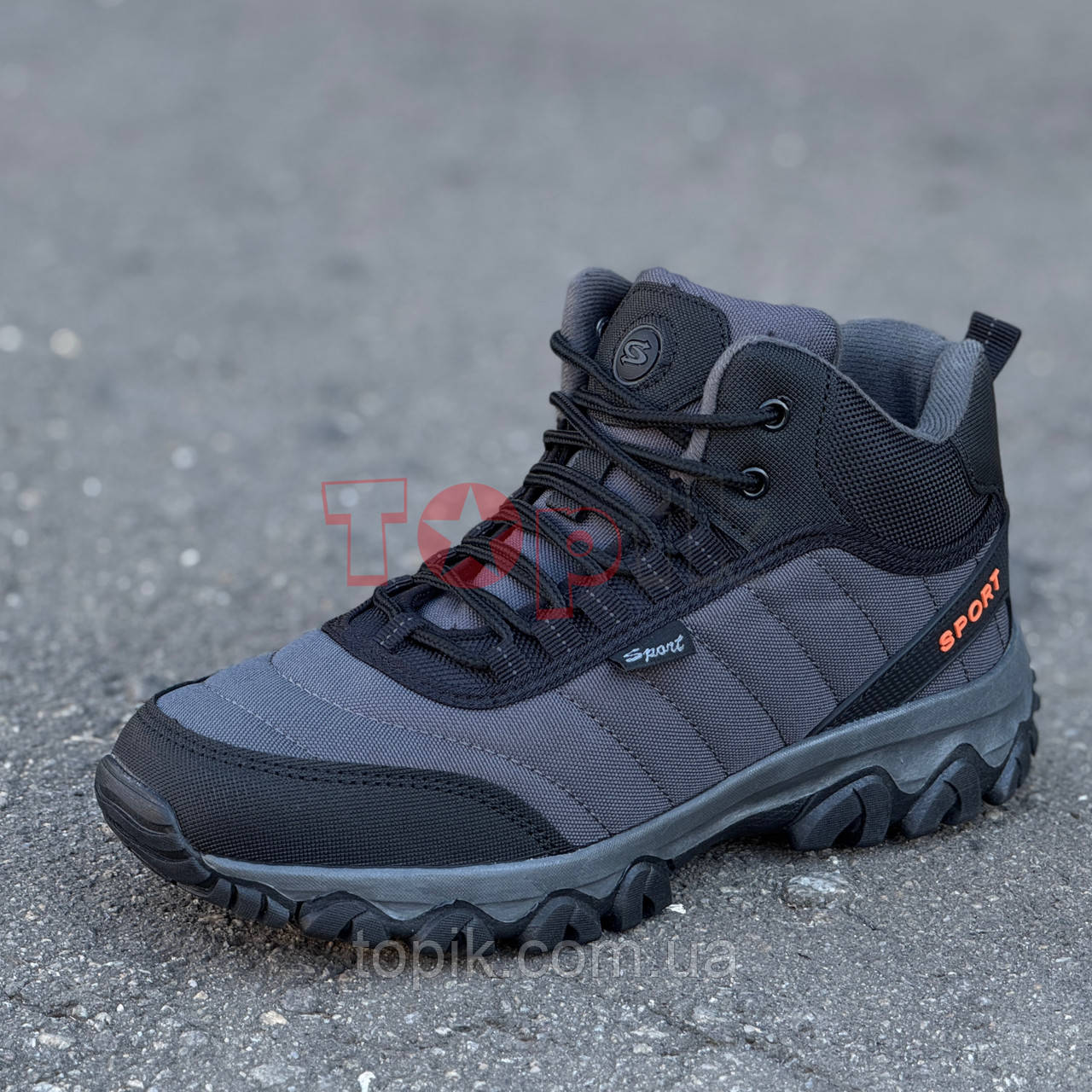 Кросівки чоловічі зимові сірі Кроссовки мужские зимние серые (Код: 3623КР)