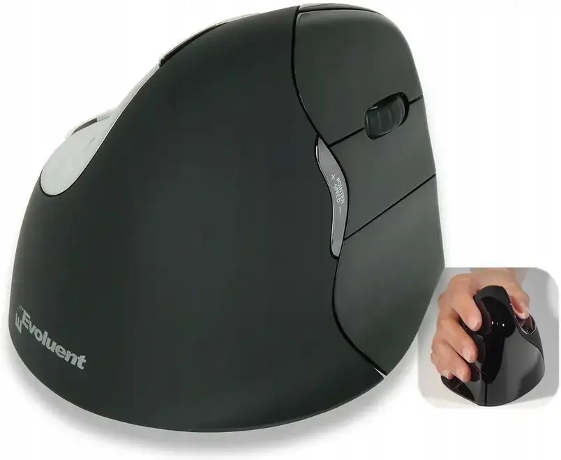 Мишка Evoluent Vertical Mouse 4 Mac Black (VM4RM), фото 3