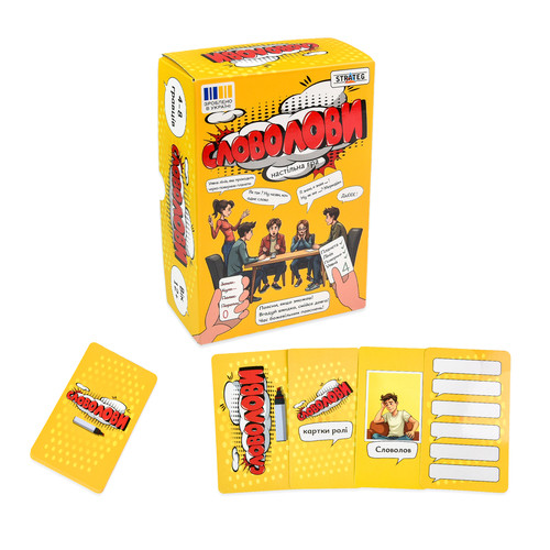 Настільна гра Strateg Словолови українською мовою (30826), фото 1