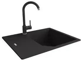 Мийка для кухні Franke Sirius S2D 611-62 + змішувач Pola (онікс) (1140697686)