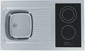 Мийка кухонна ALVEUS COMBI Ceral 100 сатин (1136494)