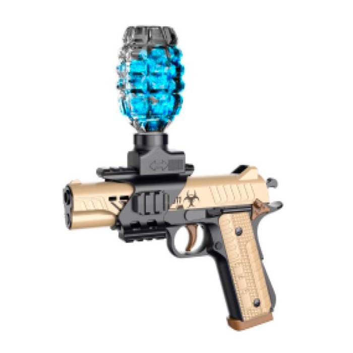 Пістолет JF-020A (18шт) 24см, водяні кулі, в кор-ці, 33-19,5-5,5см, фото 1