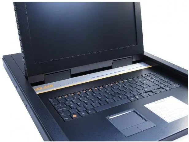 Комутатор консолей Intertech Inter-Tech KVM-1708 LED – KVM-консоль з KVM-перемикачем – 8 портів – PS/2, USB –