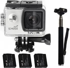 Екшн-камера Kamera Sjcam SJ4000 WiFi Срібна