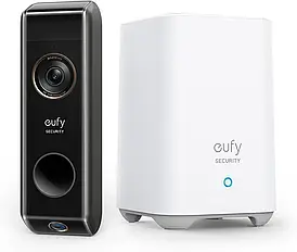 Домофон Eufy Комплект Дверного Дзвінка Чорний T8213G11