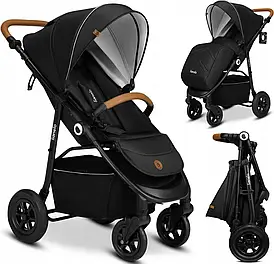 Коляска Lionelo Natt Black Прогулянкова