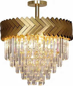 Плафон C23910/9 Lyon Стельова Лампа Золота/Gold