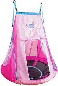 Іграшка Hudora Гніздо Лелеки з наметом Heart - повне сидіння 110см для дітей 72153