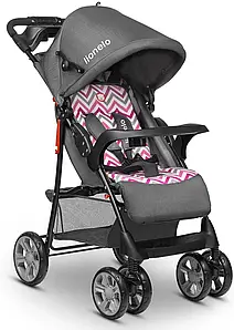 Коляска Lionelo Emma Plus Pink Scandi Прогулянкова