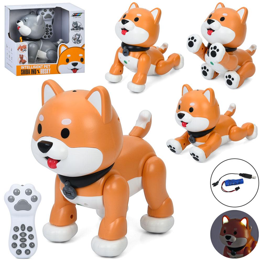 Тварина K47 (12шт) д/к(ІЧ), собака, 20см, акум, сенсор, музика, звук, світло, танцює, команди, рег.гучності,, фото 1