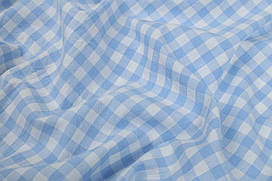 Washed cotton Клітинка блакитна 250 см