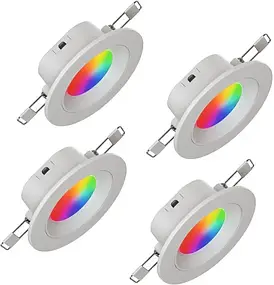 Лампа Nanoleaf Essentials Smart Downlight з Matter 4шт. (NF080D02-4W3)