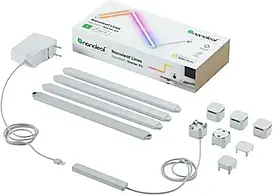 Меблеве підсвічування Nanoleaf Lines Squared Starter Kit 4 панелі (NL59K02-4SN00)