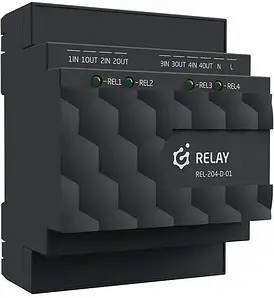 Драйвер Grenton Grenton 20 Relay 4Hp Модуль виходів релейних Hp (High Power) Din Tfbus (Rel204D01)