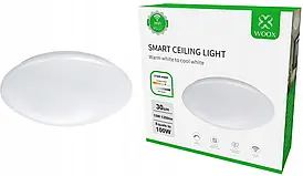 Стельовий світильник Woox Sufitowa Smart лампа LED 30см з дистанційним керуванням WiFi