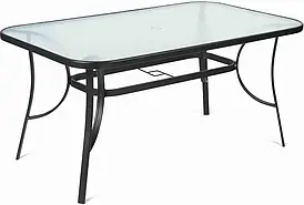 Садовий стіл із прозорою стільницею Fieldmann FDZN 5020