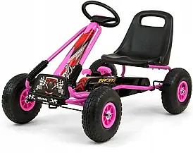 Карт Milly Mally Gokart На Педалі Thor Pink