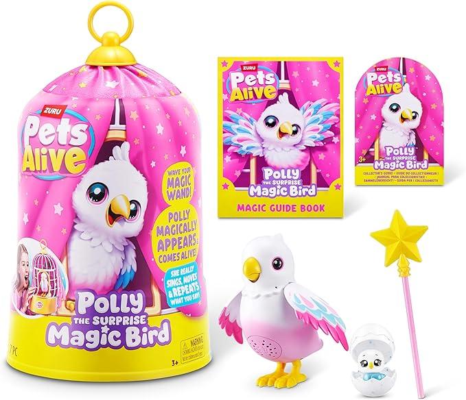Pets Alive 9561 Чарівна пташка Поллі Magic Bird by ZURU Pets & Robo Alive Polly, Міккі Маус